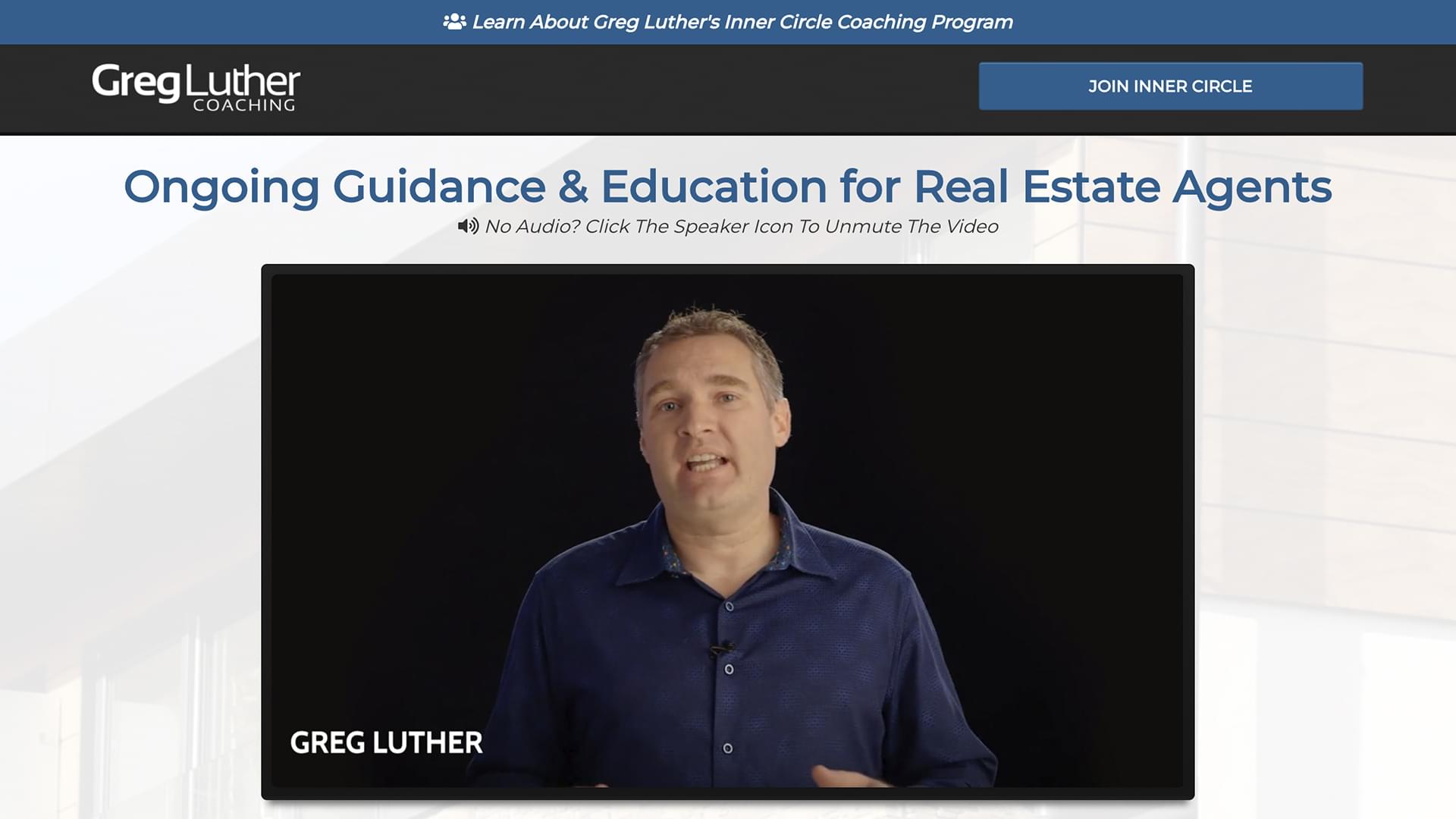 Greg Luther Coaching Program